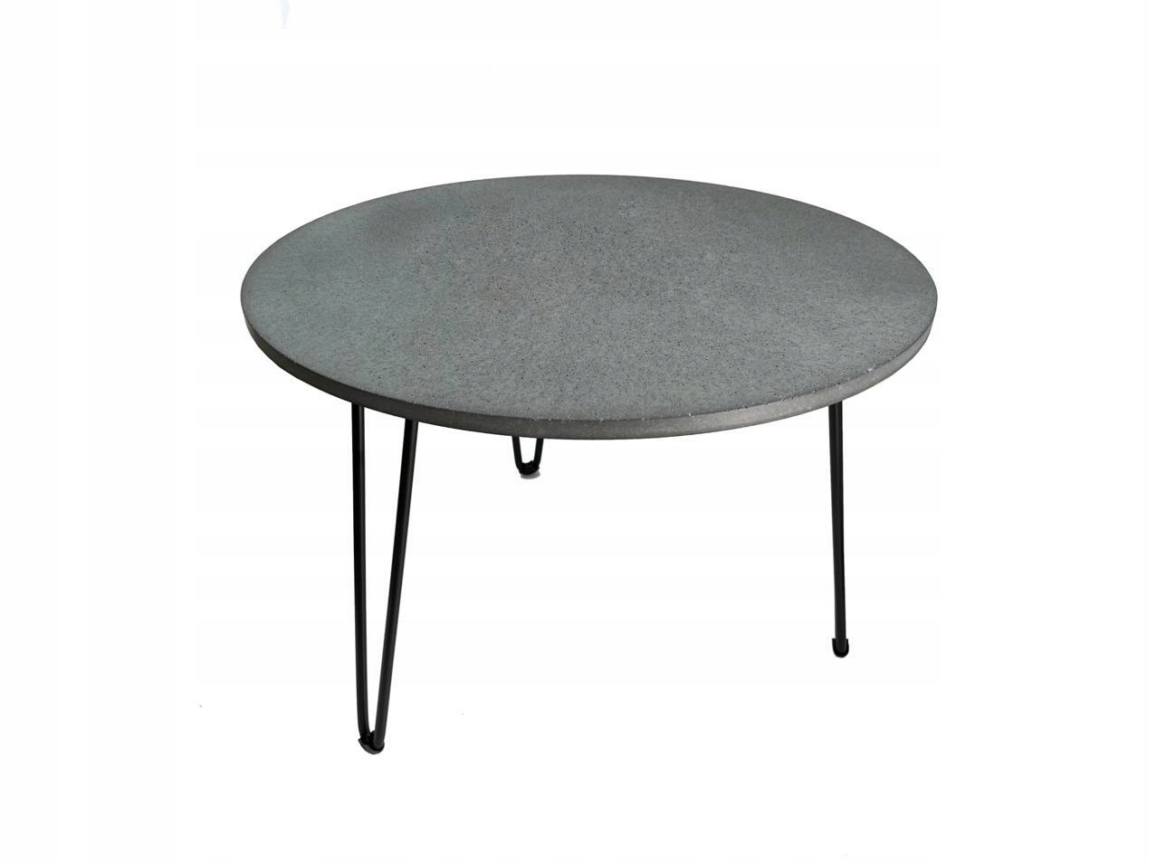 LC-D3-HG Luma Concrete Table Dark Grey, Smooth, Glow