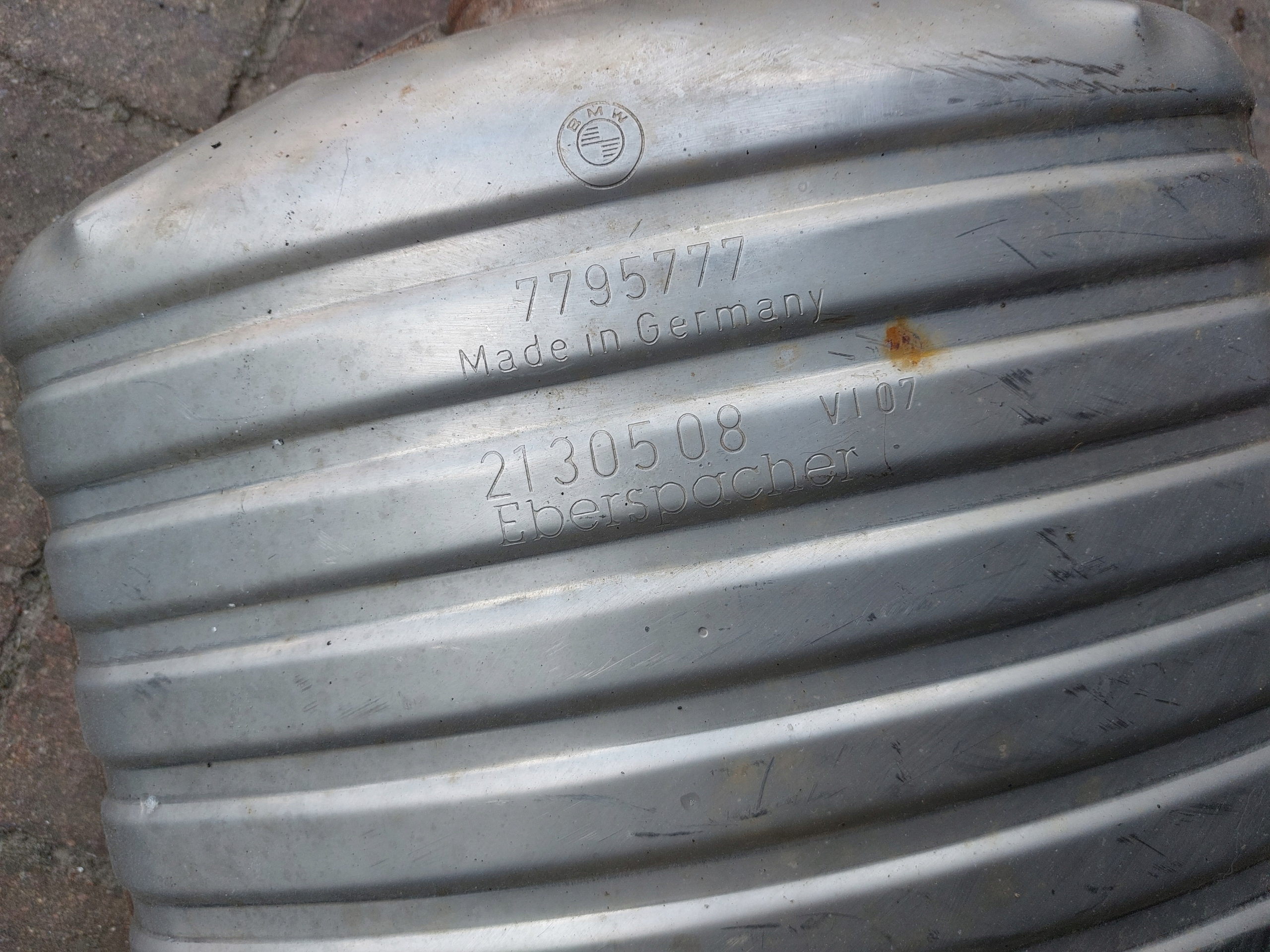 muffler, exhaust BMW E90 DIESEL 7795776 7795777