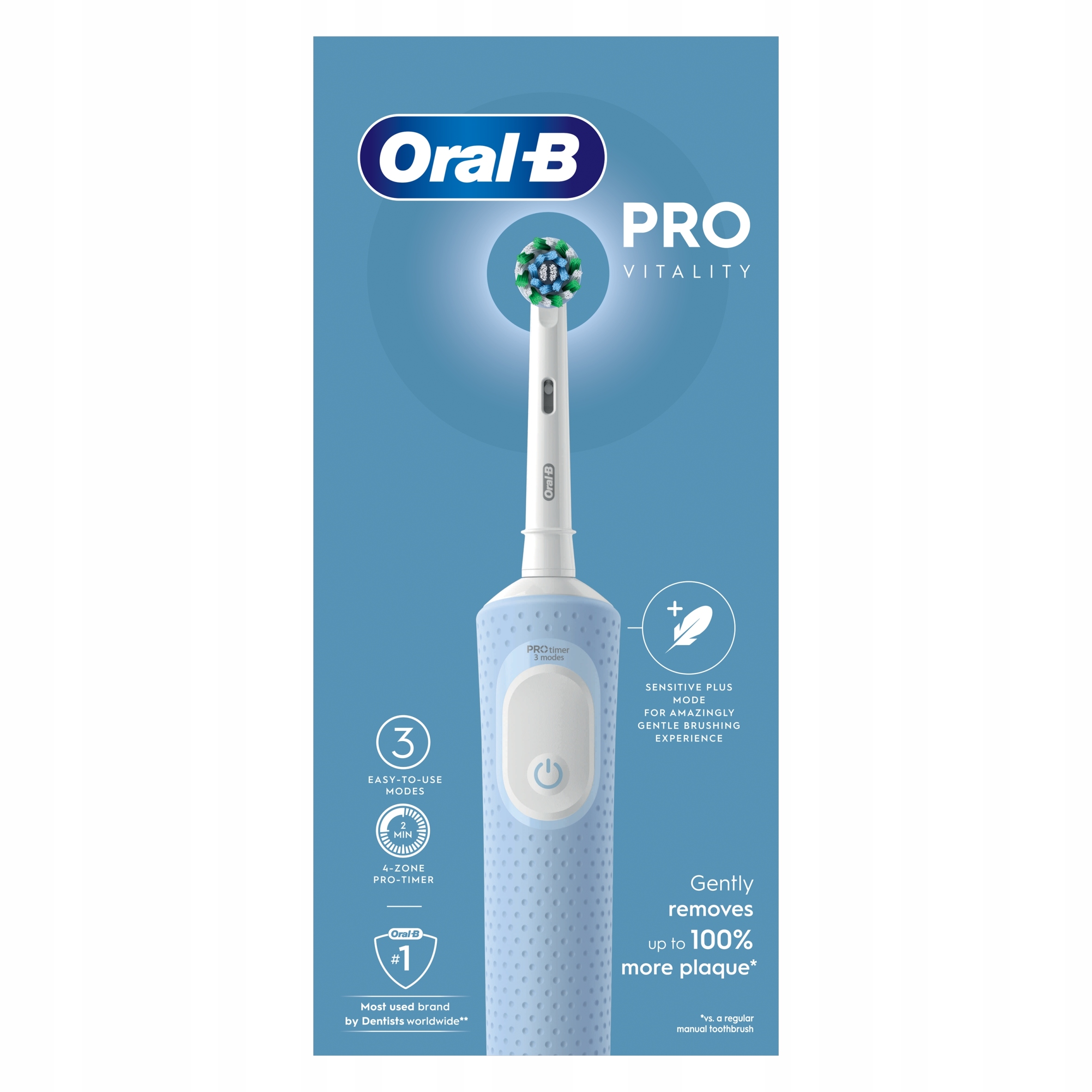 Szczoteczka elektryczna do zębów Oral-B Vitality D103 Pro Blue Niebieska