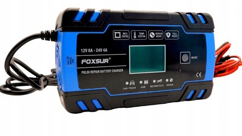 Prostownik ładowarka do akumulatora LCD 12V 8A Numer katalogowy producenta P11162