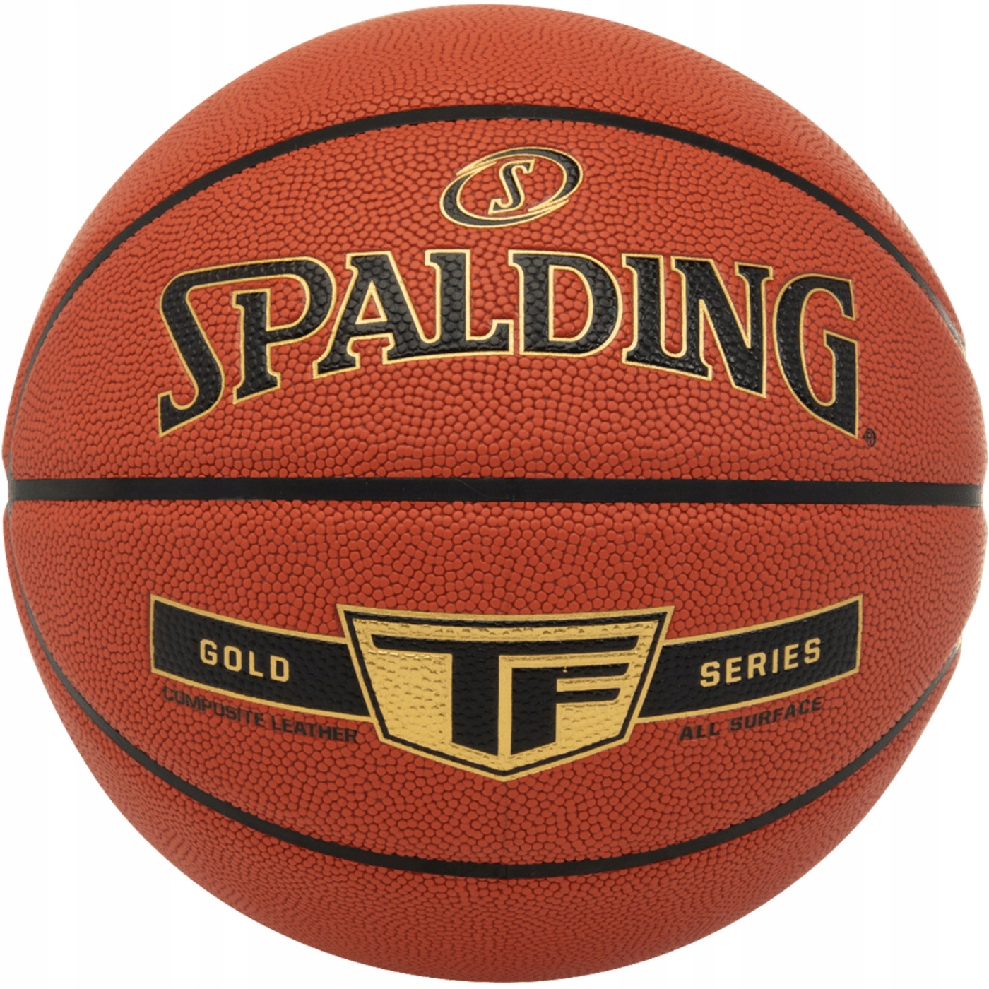 Piłka Do Koszykówki Spalding Rozmiar 7 Nba Gold Tf Skóra Kompozytowa