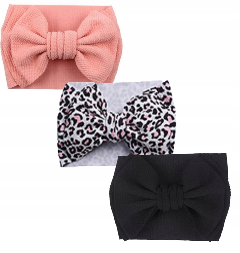 

Zestaw 3 Szerokich Opasek Dla Dziewczynki Kokarda