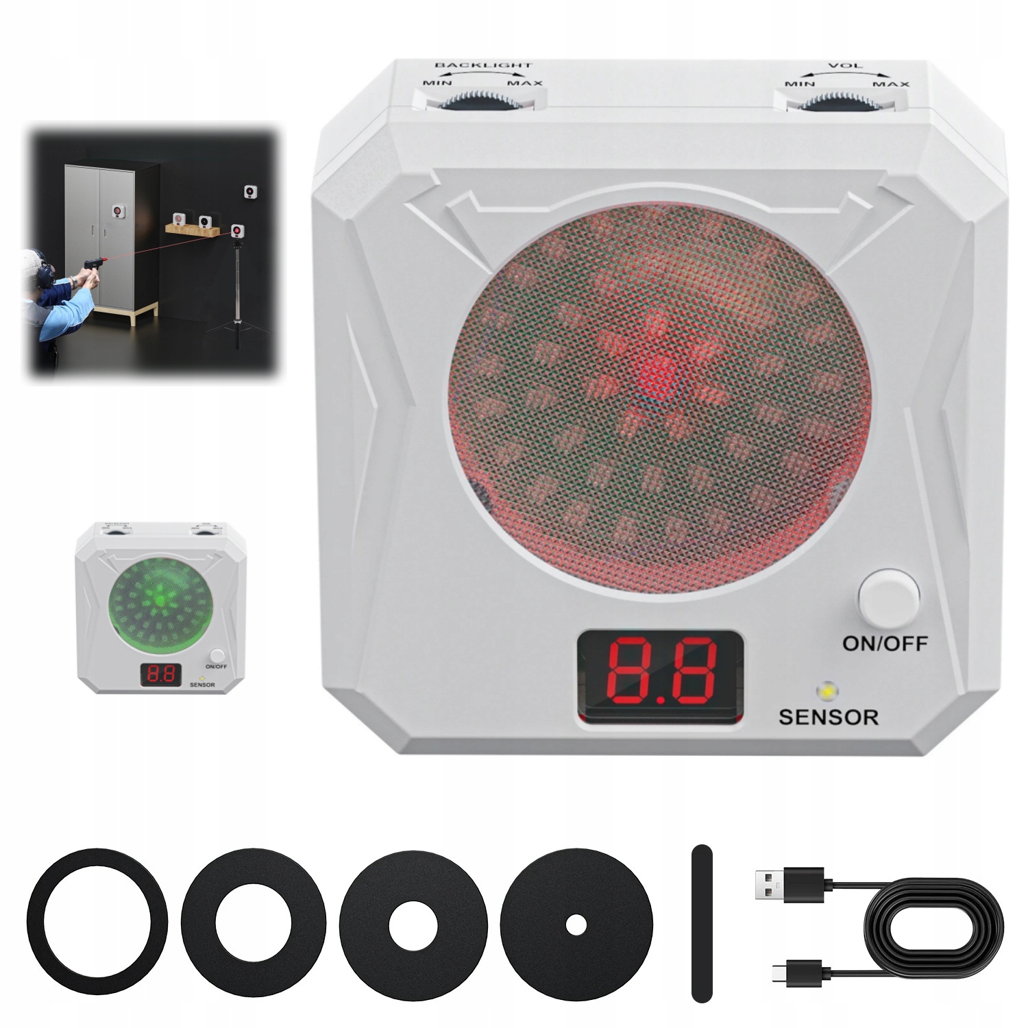 Střelecké Terče Cílové Laserové Infračervené Laserové Cvičení