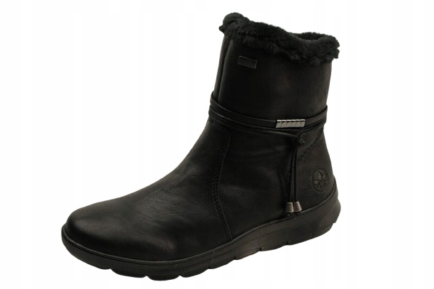 Dámské Dámské Kotníkové Boty Rieker Z0070-00 36 Black Antistress Tex