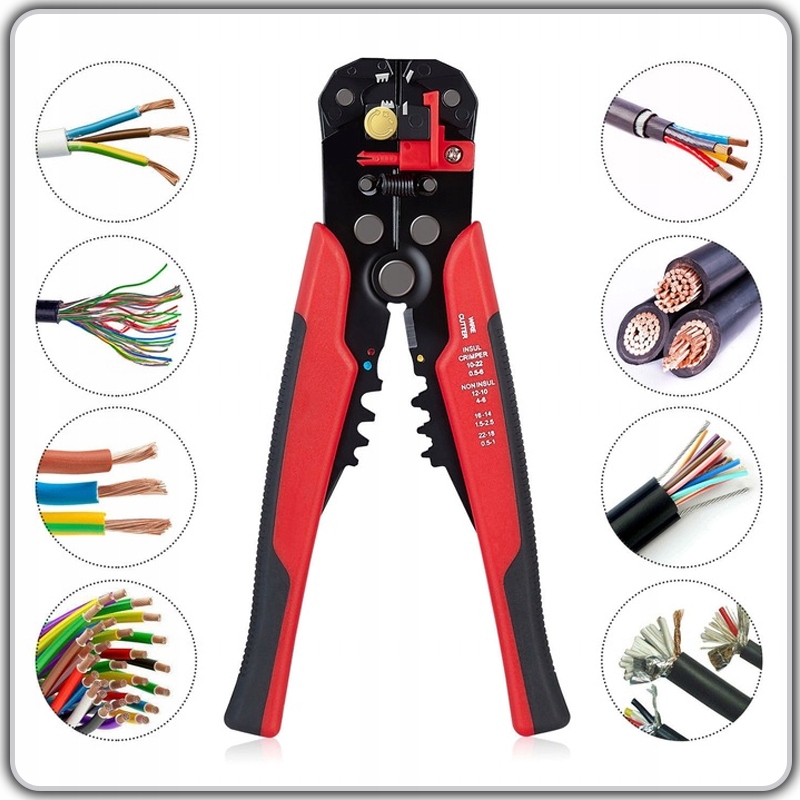 ZACISKARKA KONEKTORÓW KOŃCÓWEK ŚCIĄGACZ IZOLACJI +1300 szt. TULEJEK EAN (GTIN) 5900378912682