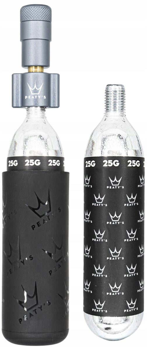 CO2 pumpa Peaty's Holeshot Mtb 2x25g matte slate
