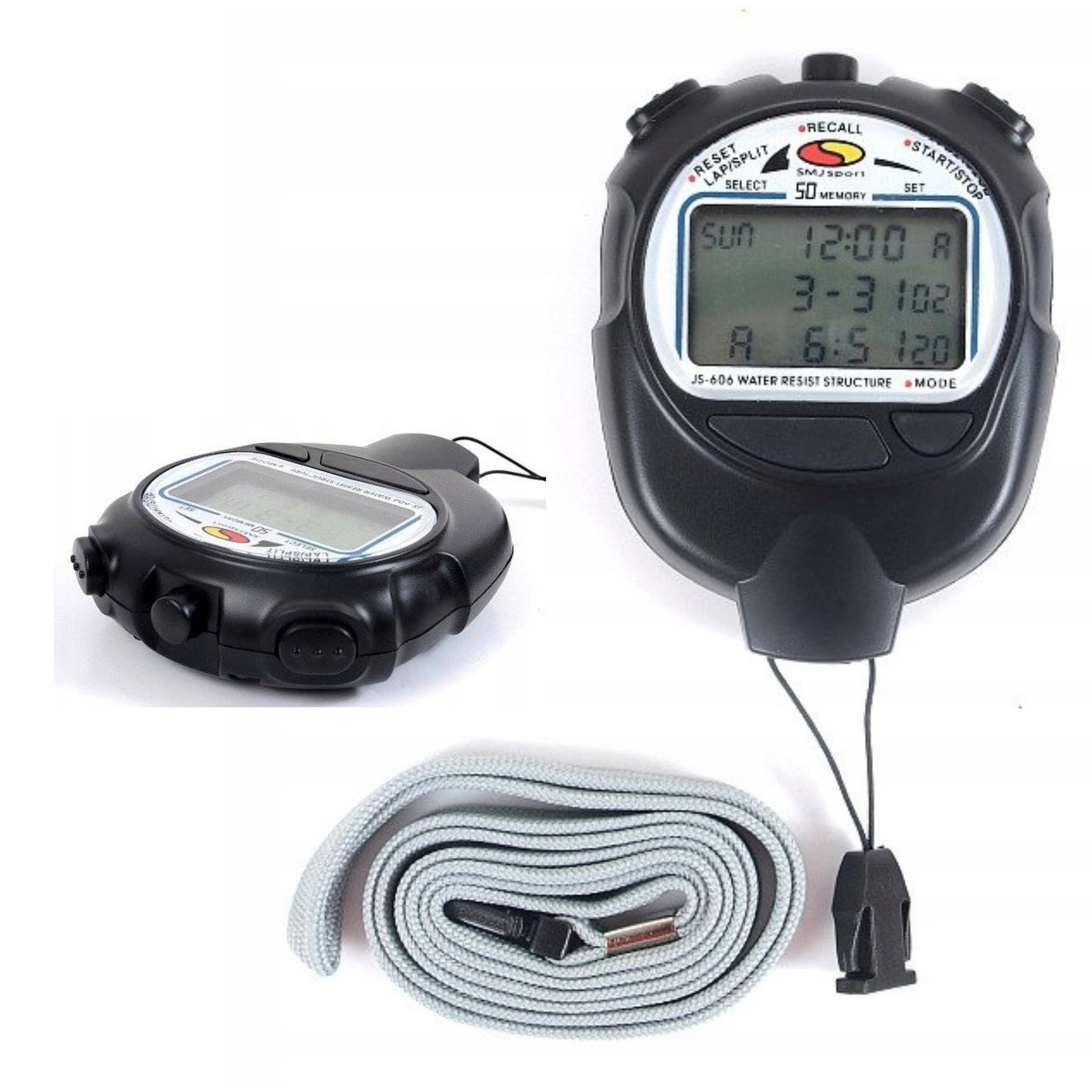 Stoper Sportowy 50 Czasów Smj Sport Zegar Czasomierz I Tempo Mierz