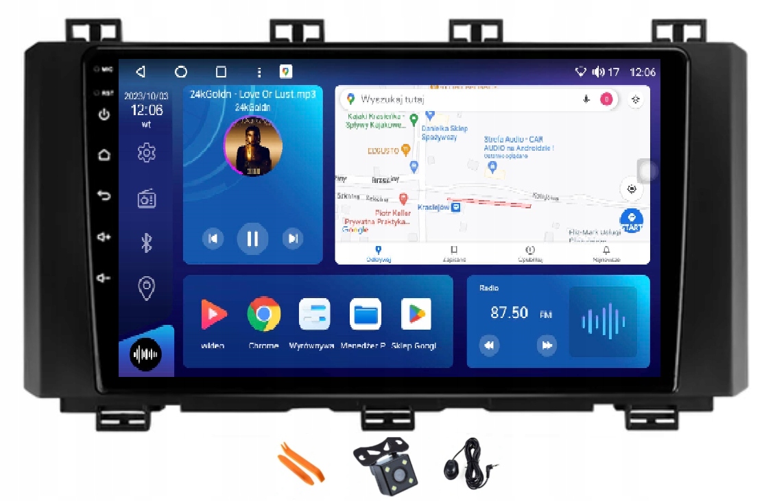 Rádio Android Seat Ateca Cupra Ateca 16-21 Navigácia Qled Carplay Lte 64GB