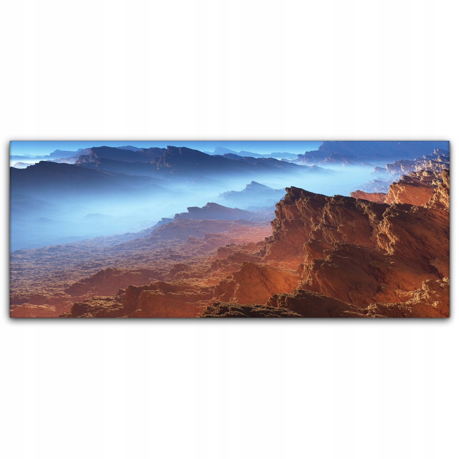

Canvas do sypialni 125x50 Skały Wzgórza Krajobraz