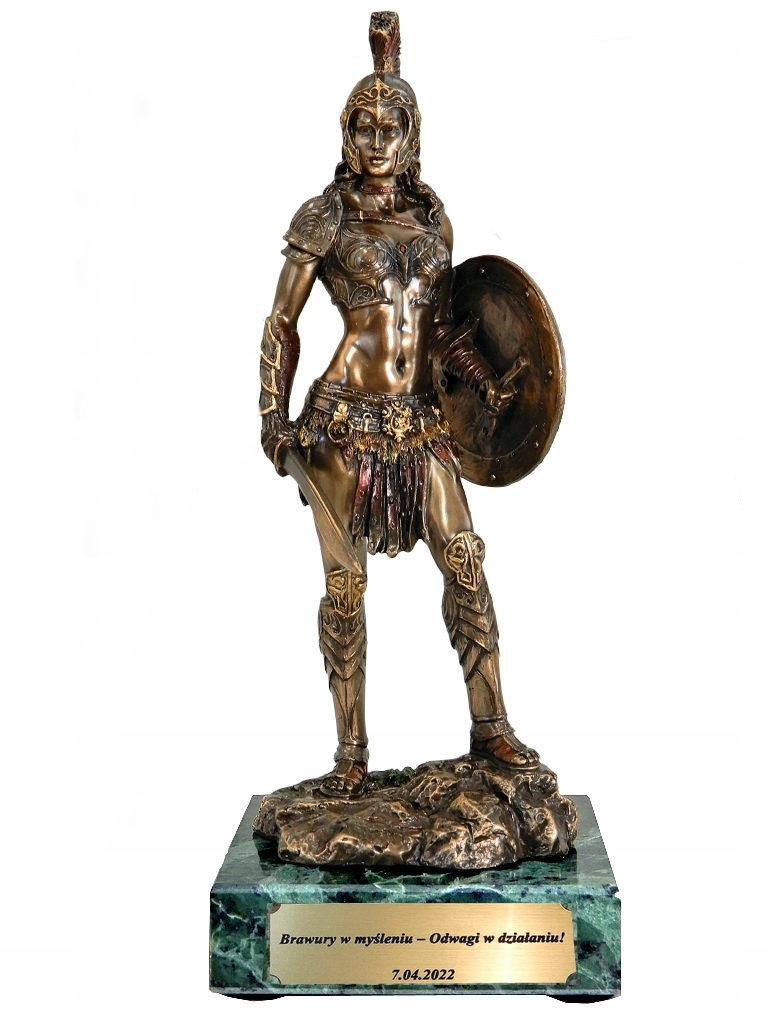 Grécka Bojovníčka Sparta Marmurová Základňa