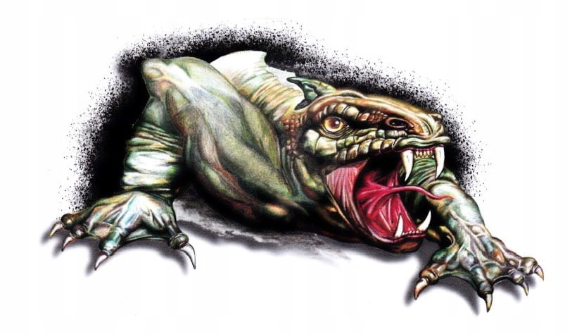 Naklejka na samochód Jaszczur