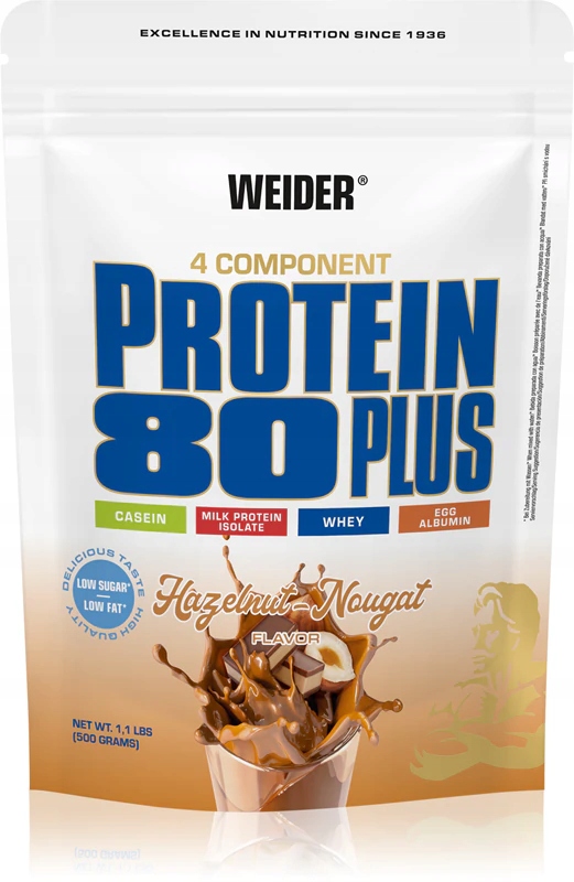 Protein 80 Plus 500g hazelnut nougat