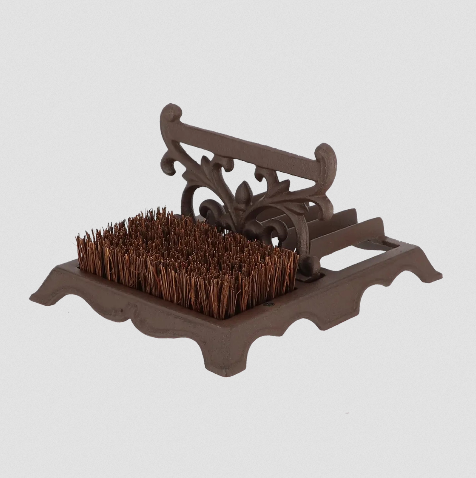 Kartáč škrabka na boty čistič litiny