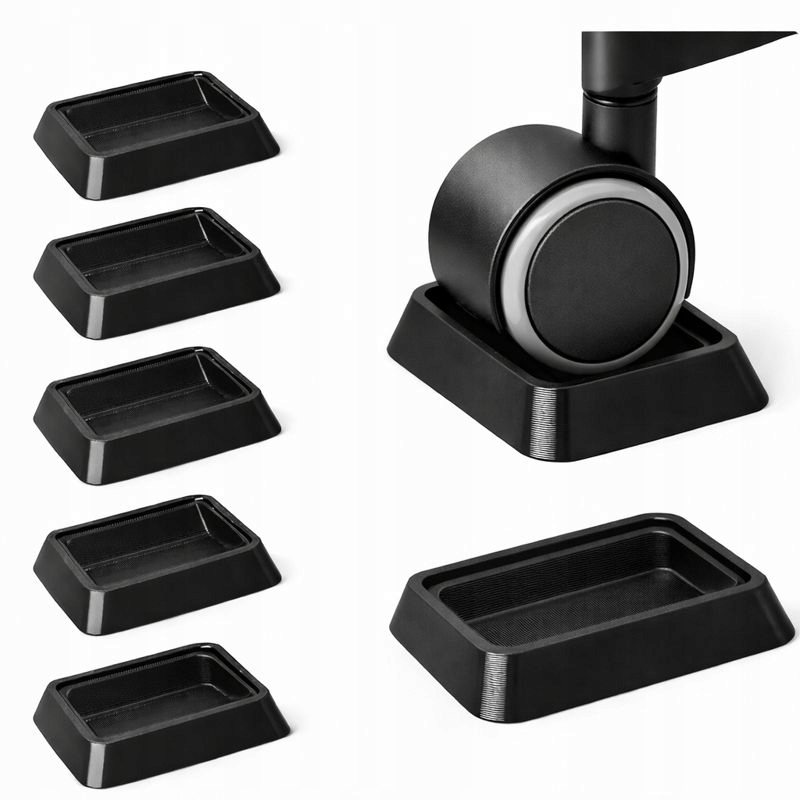 KOMPLET STOPERÓW BLOKADY DO KÓŁ KRZESŁA SIM RACING 5 SZTUK