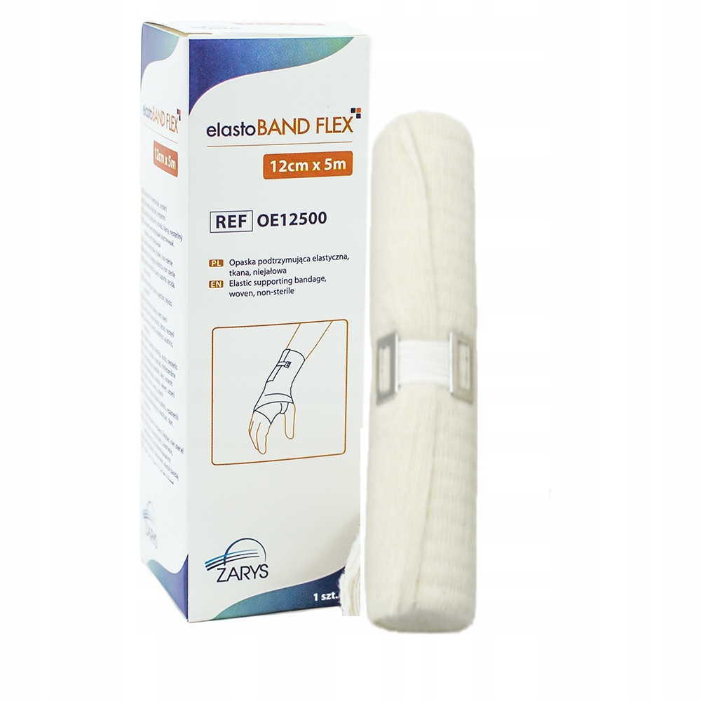 

Zarys Opaska Elastyczna Elastoband 12cm x 5m 1szt