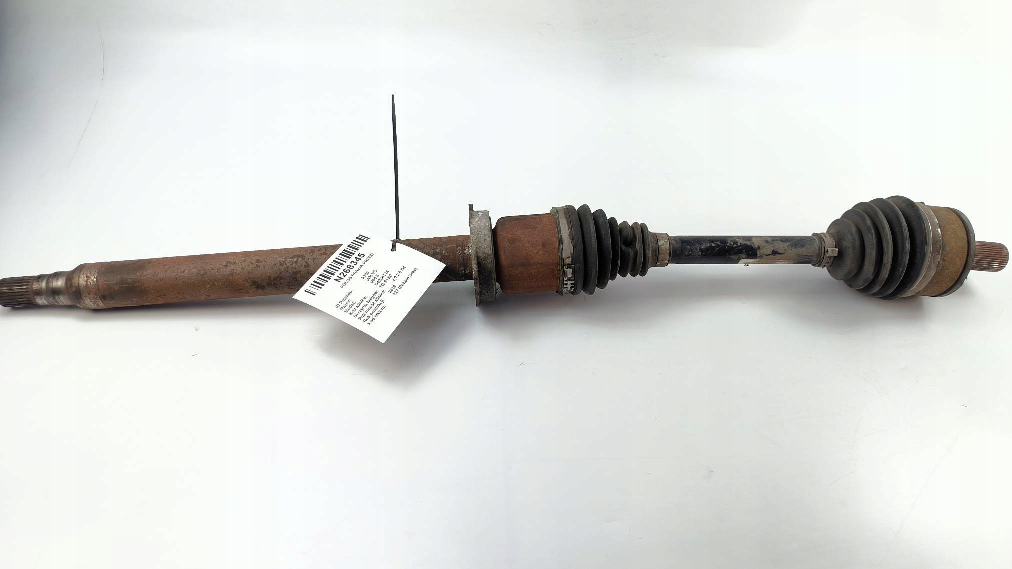 semi-axis right front 31437456 VOLVO V60 II