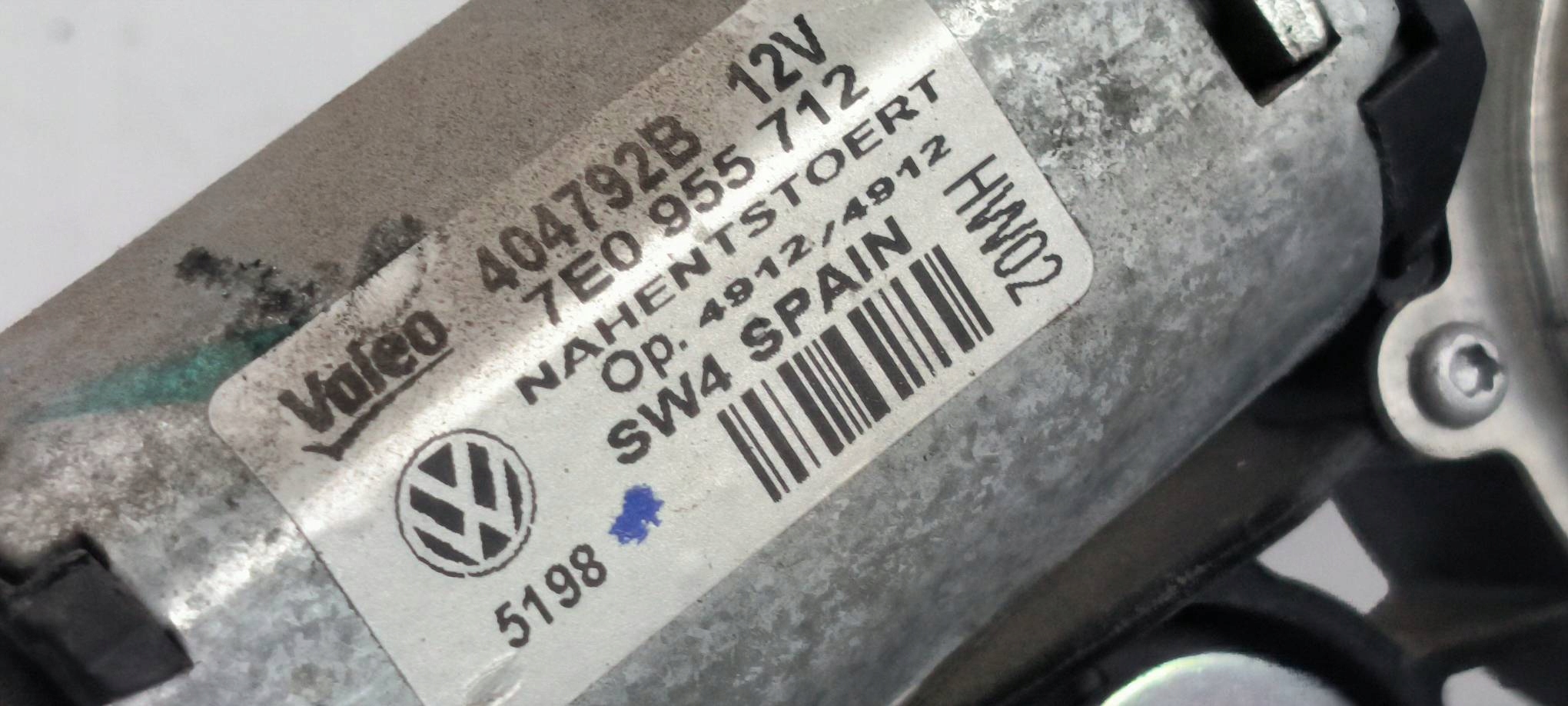 Wischergestänge heck 7E0955712 VOLKSWAGEN TRANSPORTER T5