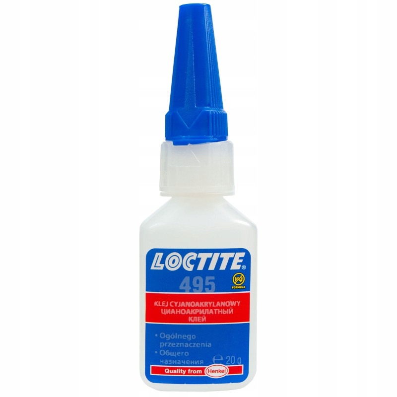 Klej błyskawiczny cyjanoakrylowy Loctite 495 20 g Polska etykieta