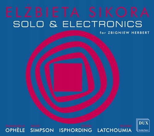 CD Elżbieta Sikora Solo & electronics