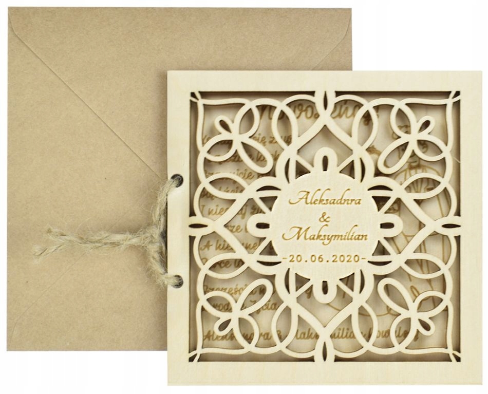 

Kartki Z Życzeniami Dla Nowożeńców Drewniane