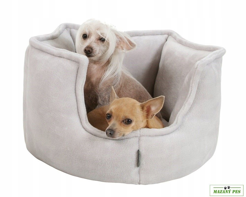 Levně O´Lala Pets pelíšek Sarah stříbrná průměr 40 cm