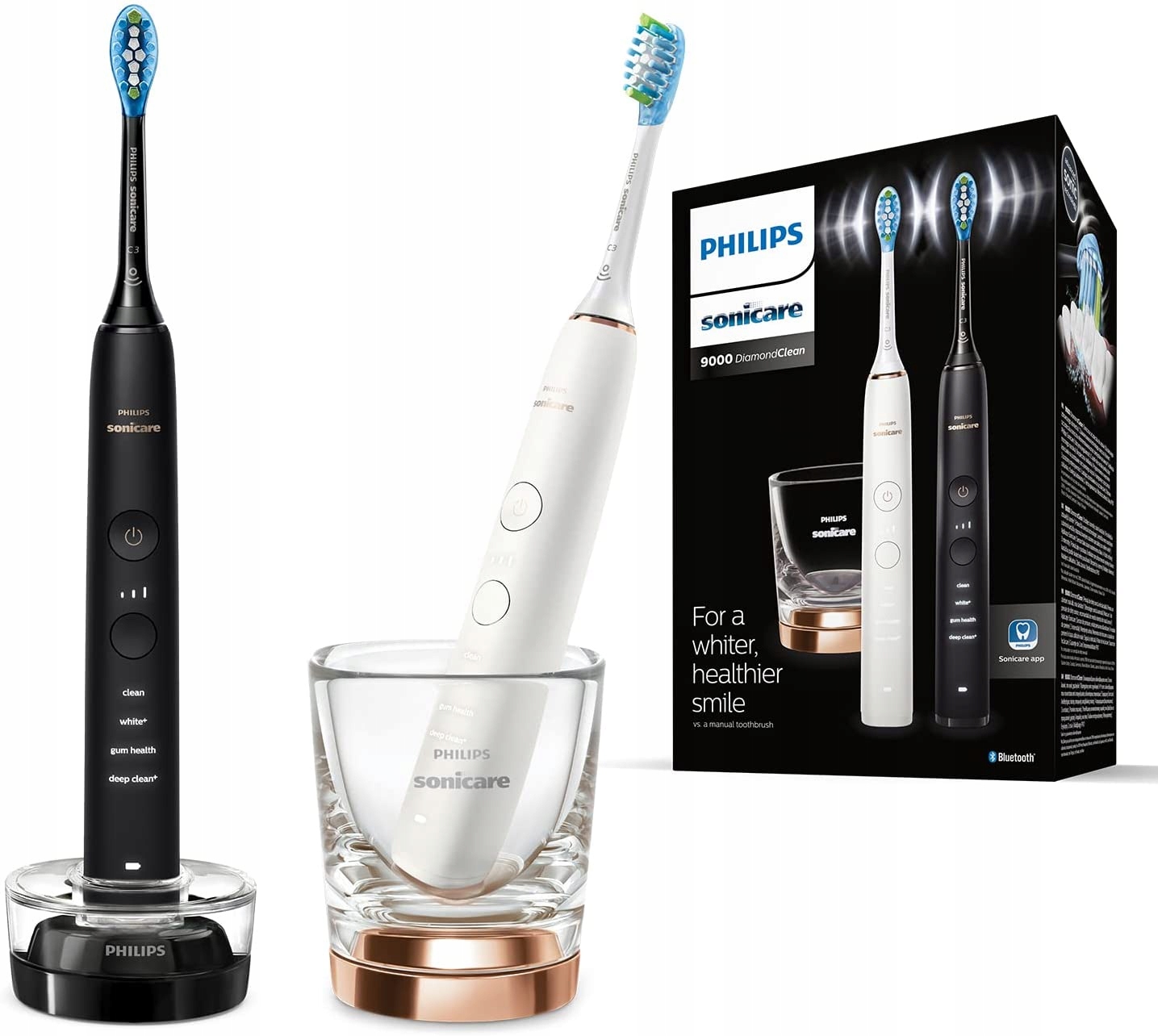 PHILIPS Sonicare DiamondClean 9000 Szczoteczka Soniczna Zestaw 2 Sztuki — miniatura 11