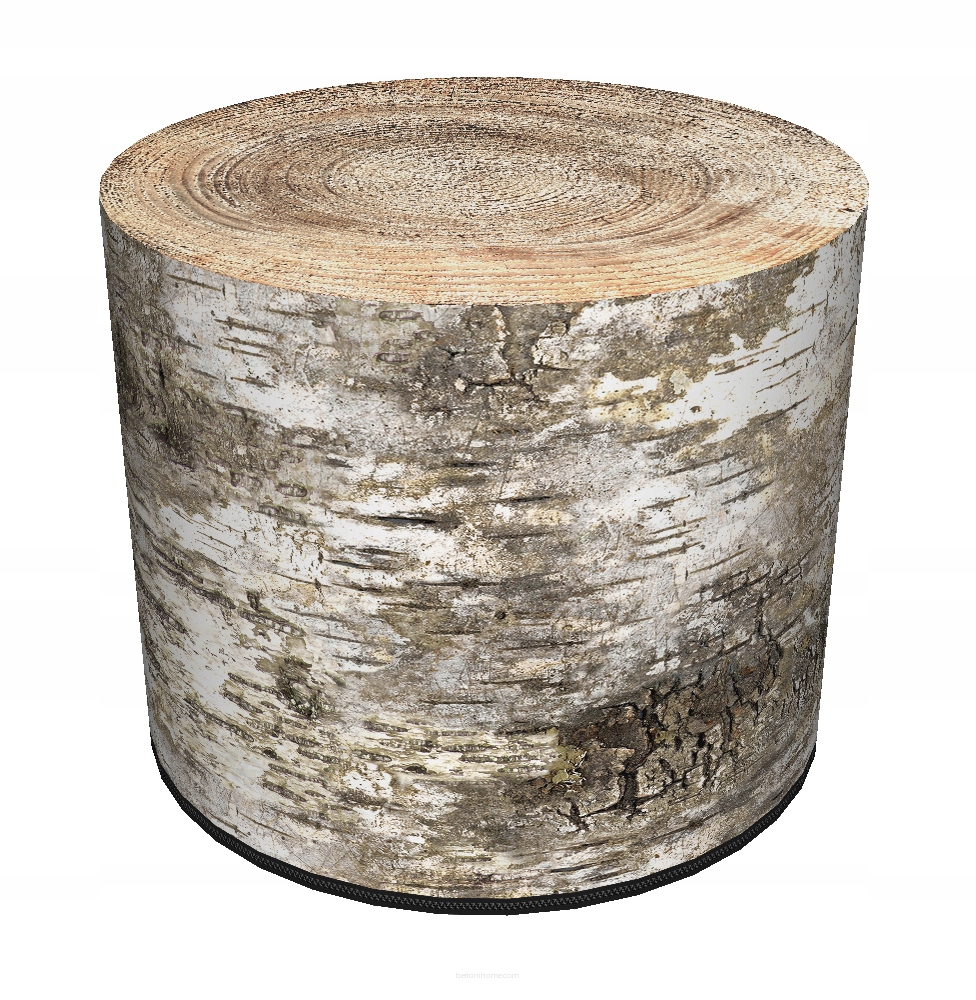 Taburet z Codury, voděodolný pro dům i zahradu vzor Bříza