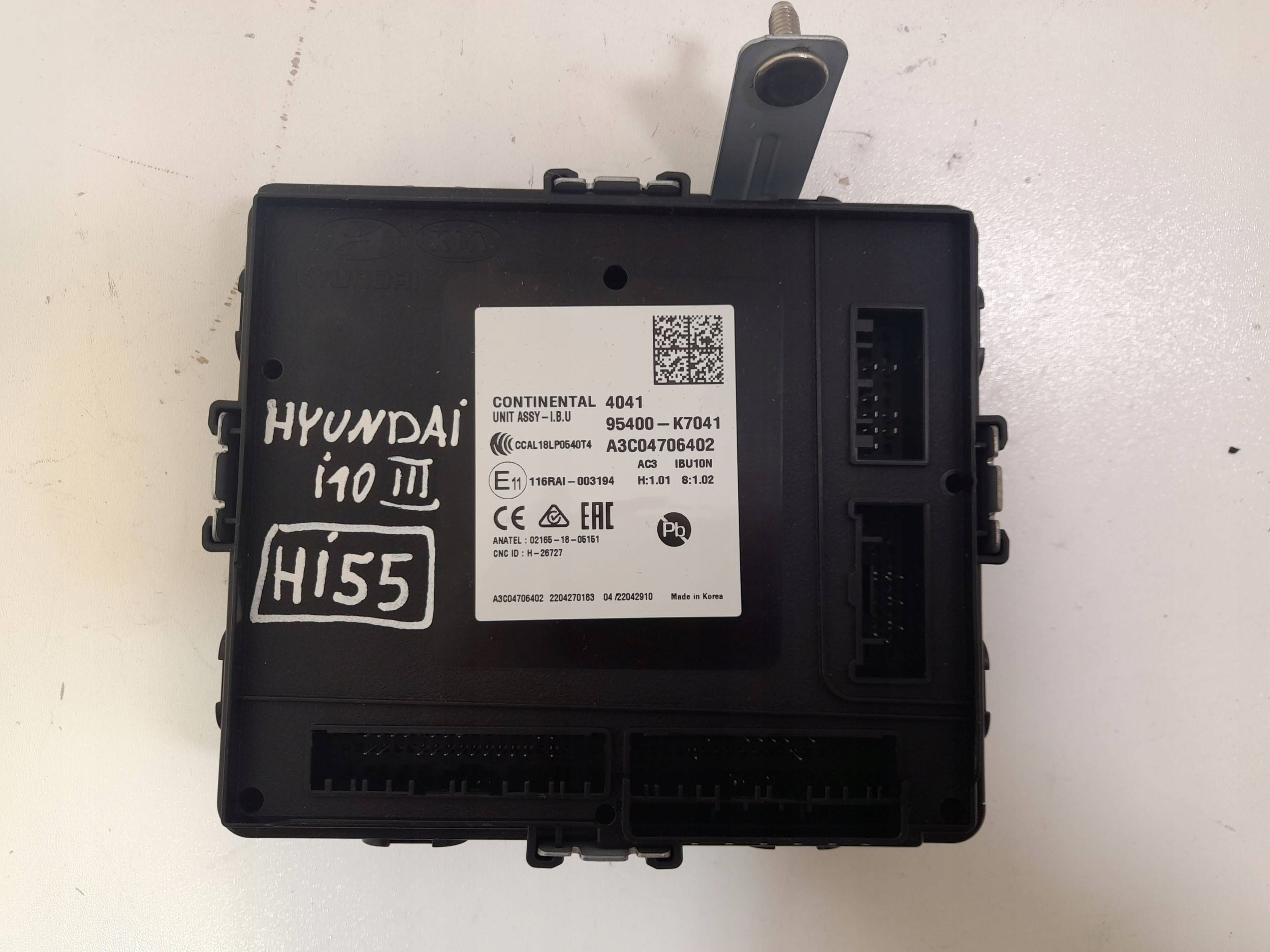 Hyundai i10 III control unit 95400K7041 (HI55)