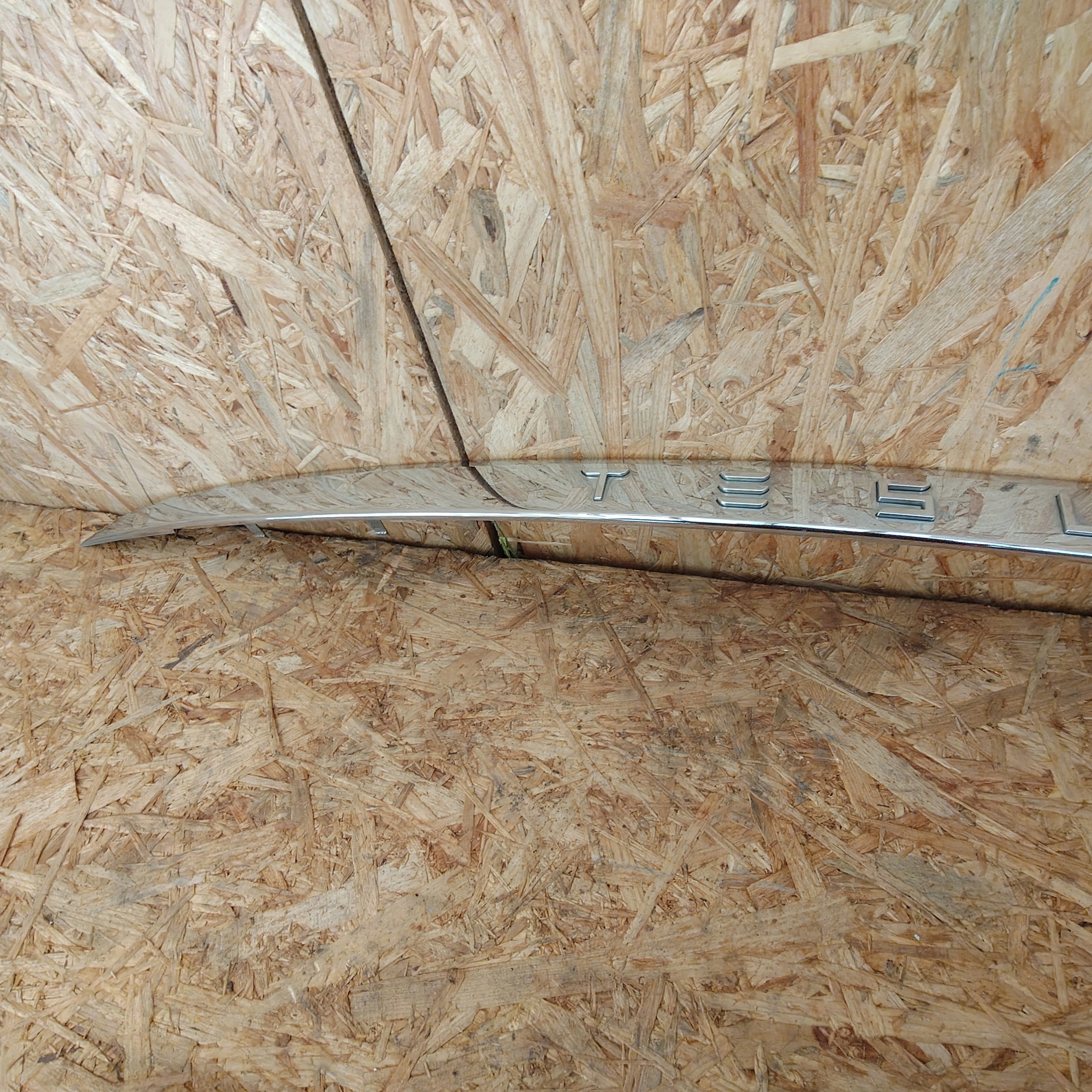 CHROM bonnet boot rear part TESLA MODEL X