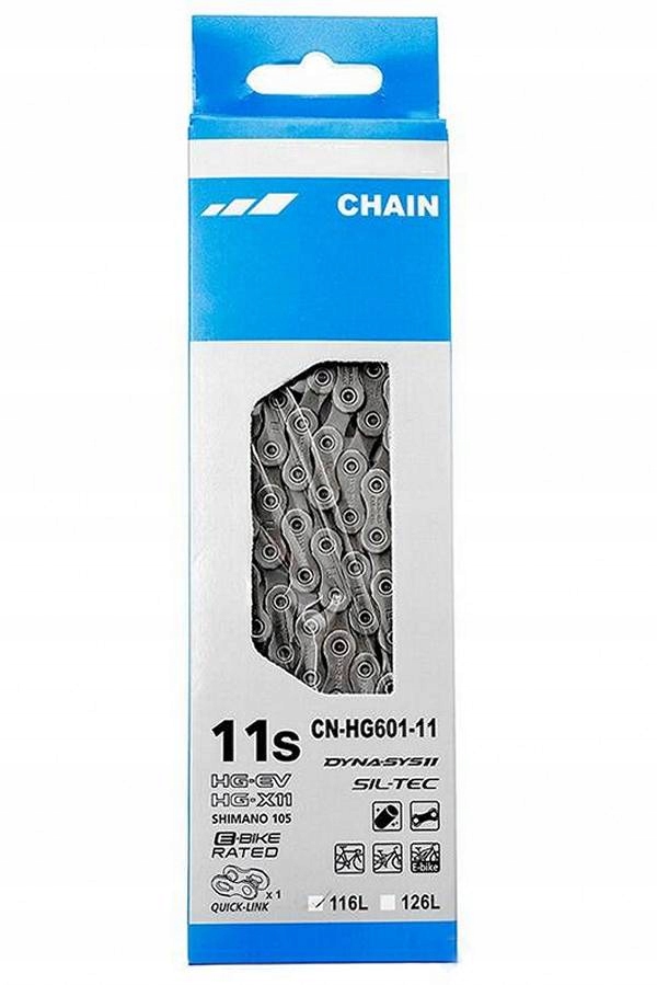 Łańcuch Shimano CN-HG601-11 11-rzędowy 116 ogniw 105 Slx Quick-Link