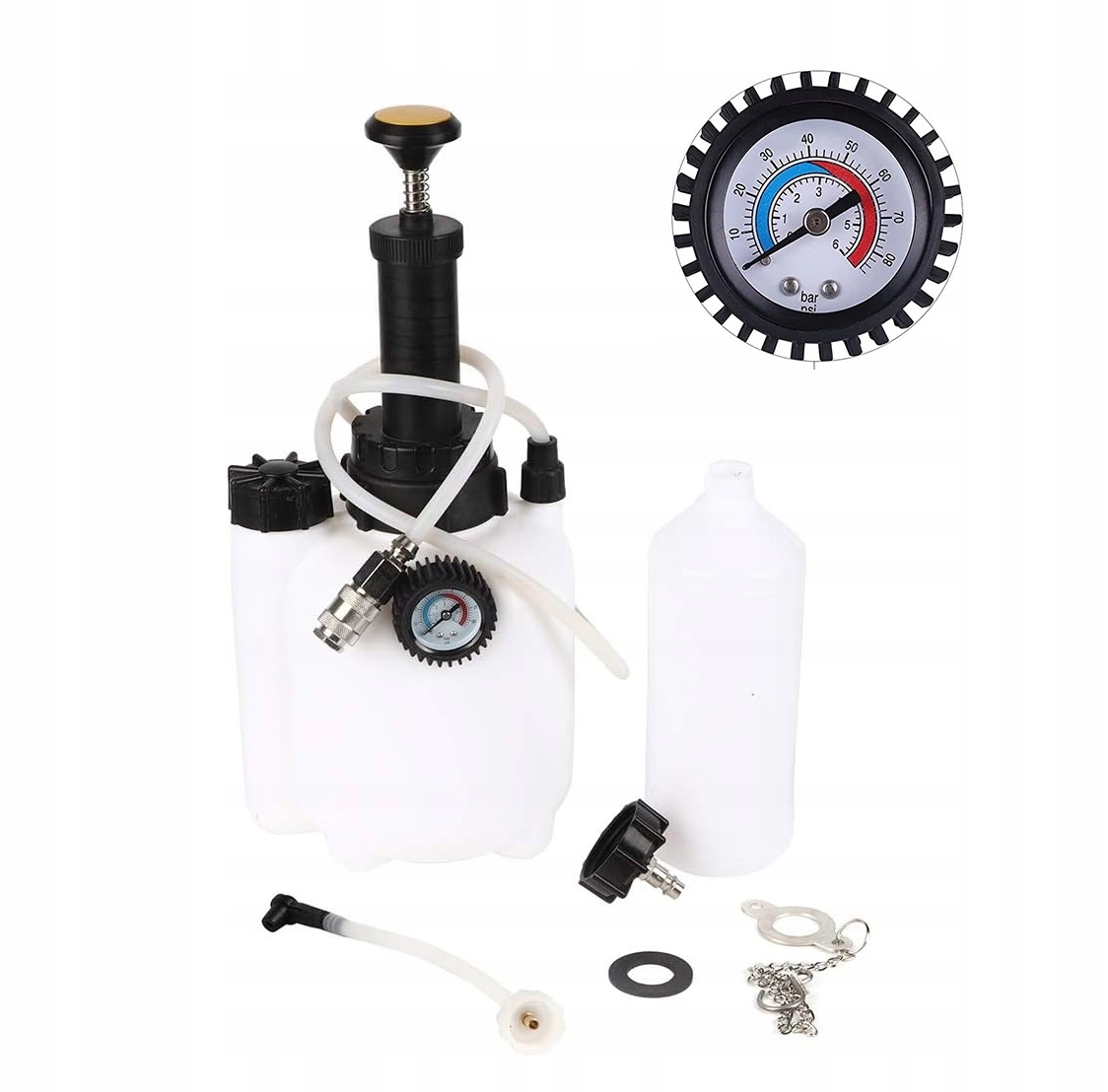 Sada Pro Odvzdušňování Brzd Pro Výměnu Kapaliny 3L+1L