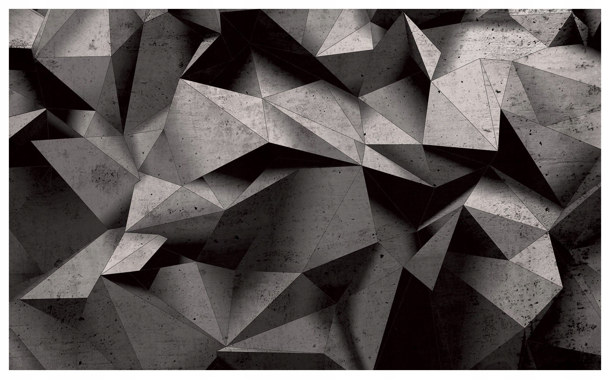 Tapeta Geometrická abstrakcia Loft Šedé Textúry Polygóny 350x250 lepidlo