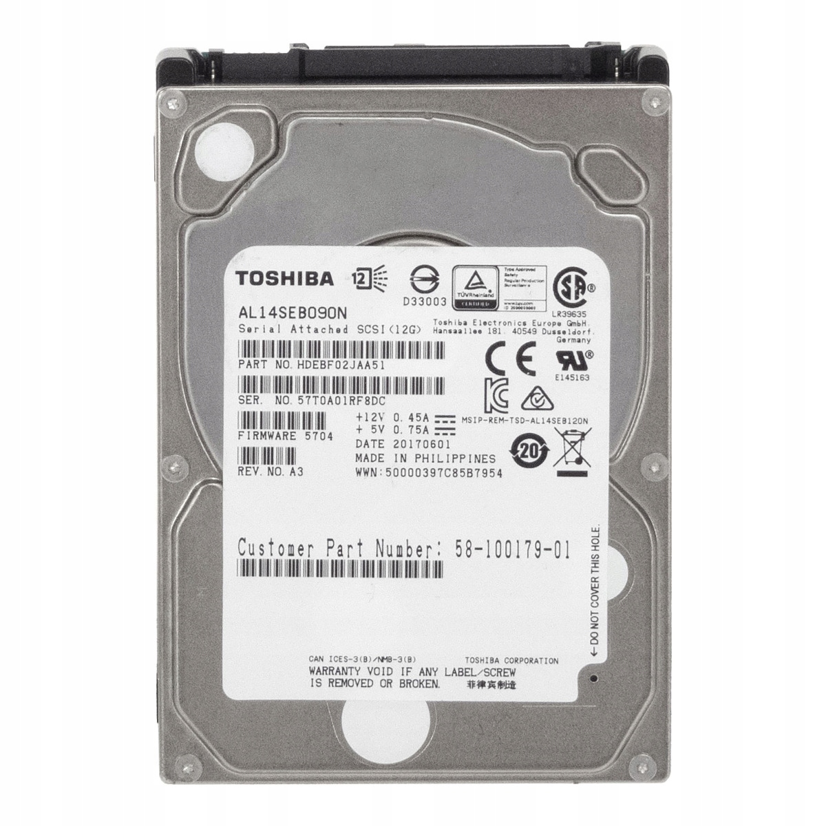 Cisco 58-100179-01 900GB 10K 128MB SAS-3 2,5'' AL14SEB090N