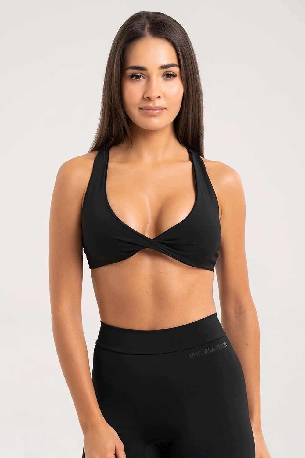 Gym Glamour Biustonosz twist glow black r. Xs