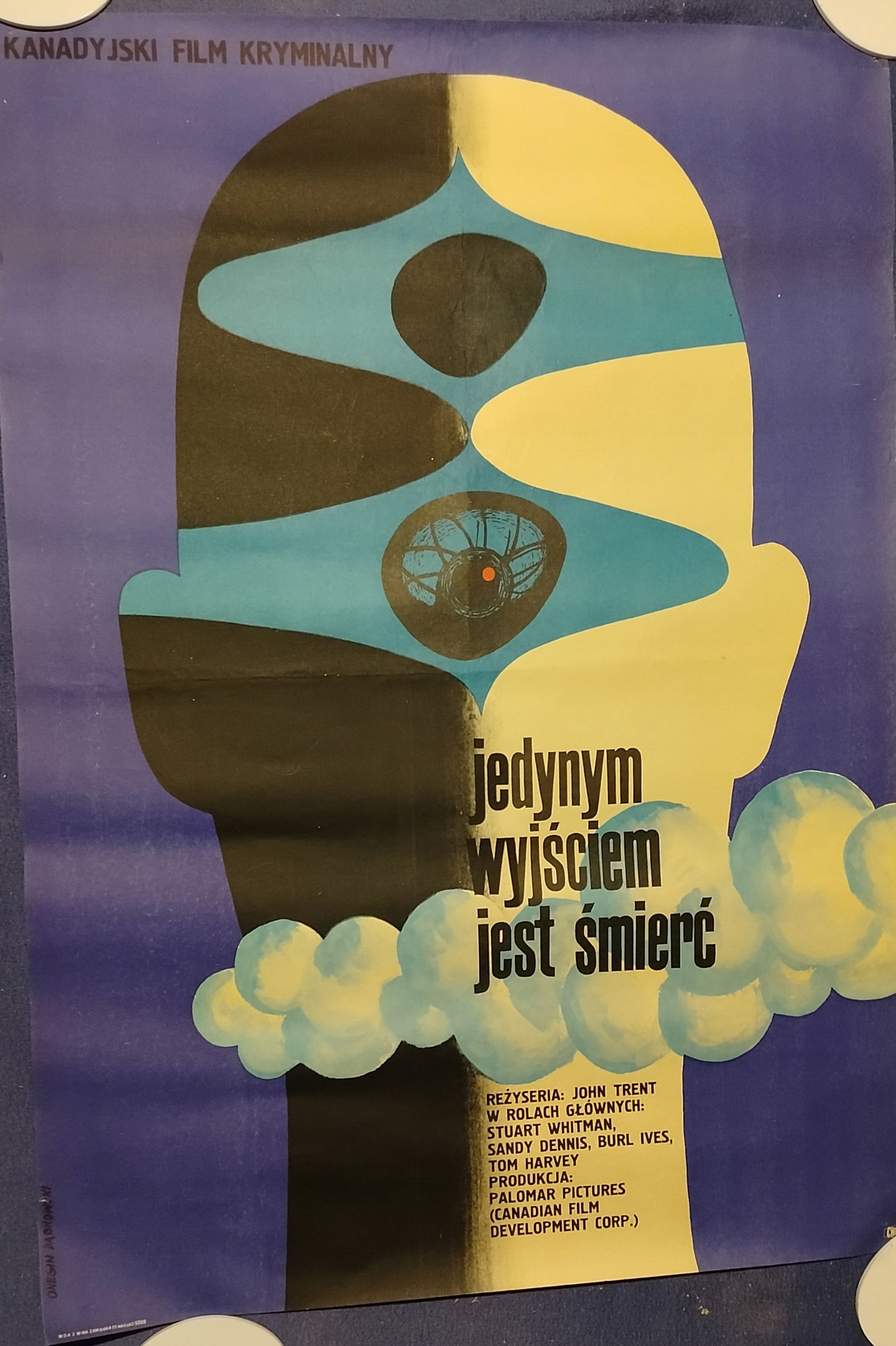 JEDYNYM WYJŚCIEM JEST ŚMIERĆ 1972 – PLAKT FILMOWY