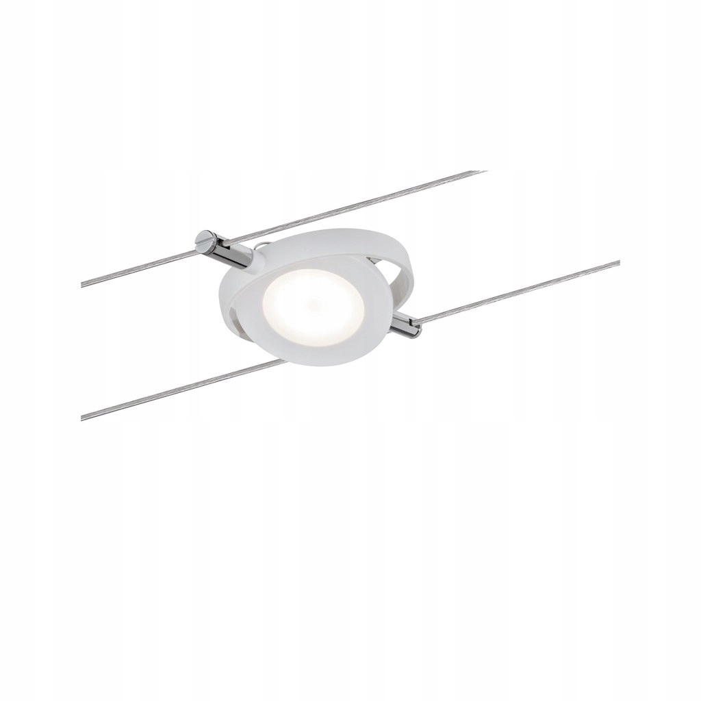 RoundMac DC LED Spotlight 1x4W Biela Mat 12V DC plast