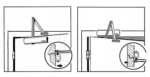 Samozamykacz GEZE TS 2000 NV BC z blokadą biały Kod producenta 124946+102456