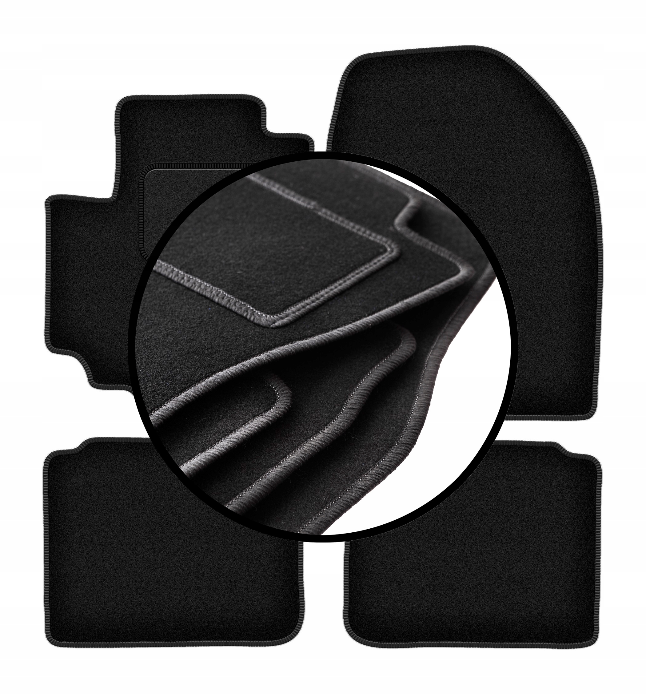 Velurové koberce komplet pro: Suzuki SX-4 S-Cross Fl crossover (2018-)