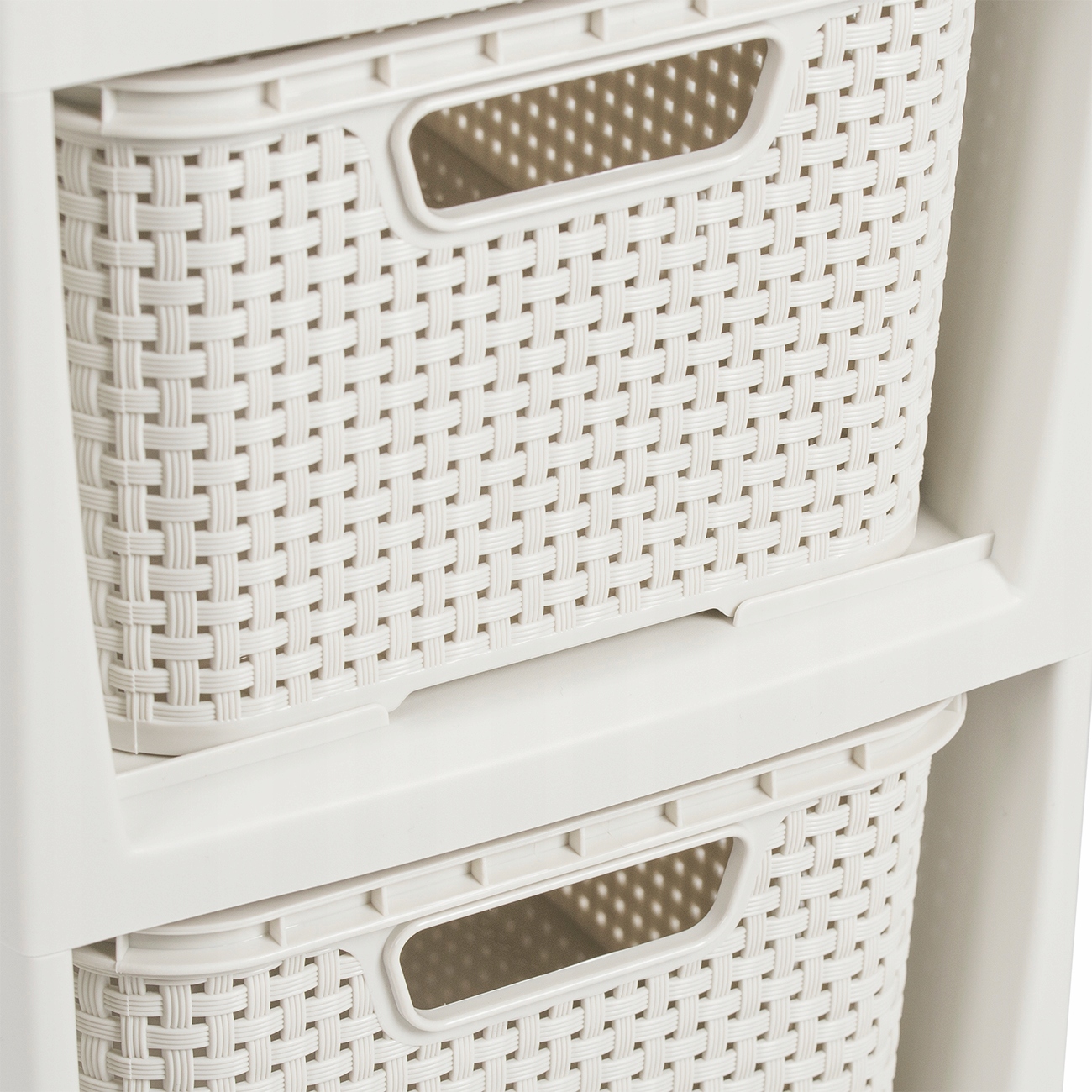 REGAŁ KOMODA SZAFKA PÓŁKA Z 2 KOSZAMI RATTAN BRANQ Informacje dodatkowe kosz na pranie