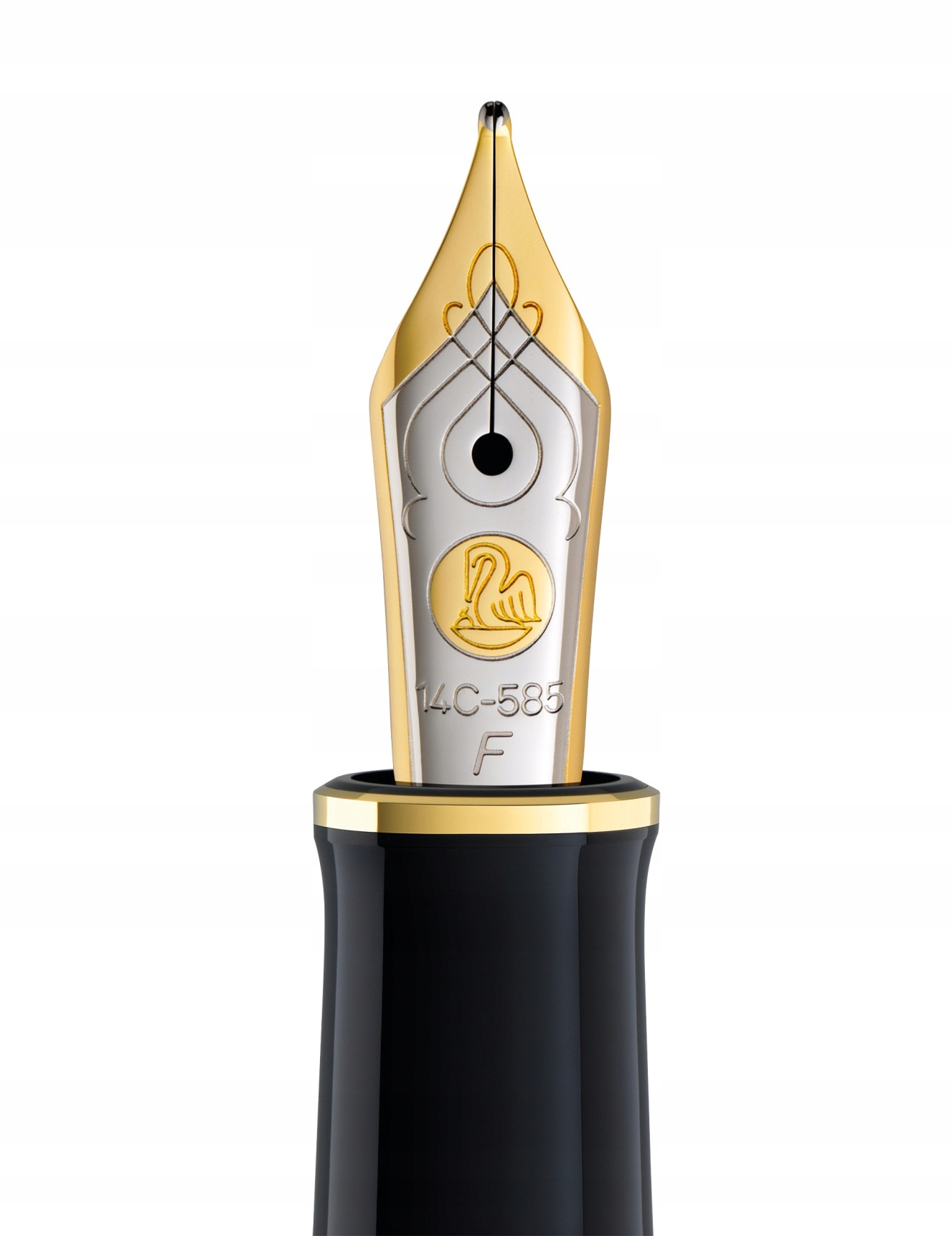 Pelikan M400 Stalówka F 14K Dwukolorowa Nowa