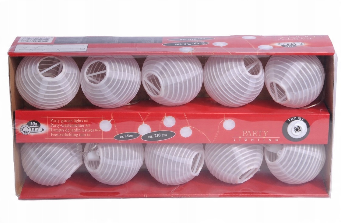

Łańcuch lampek lampion 10 Led długości 210 cm