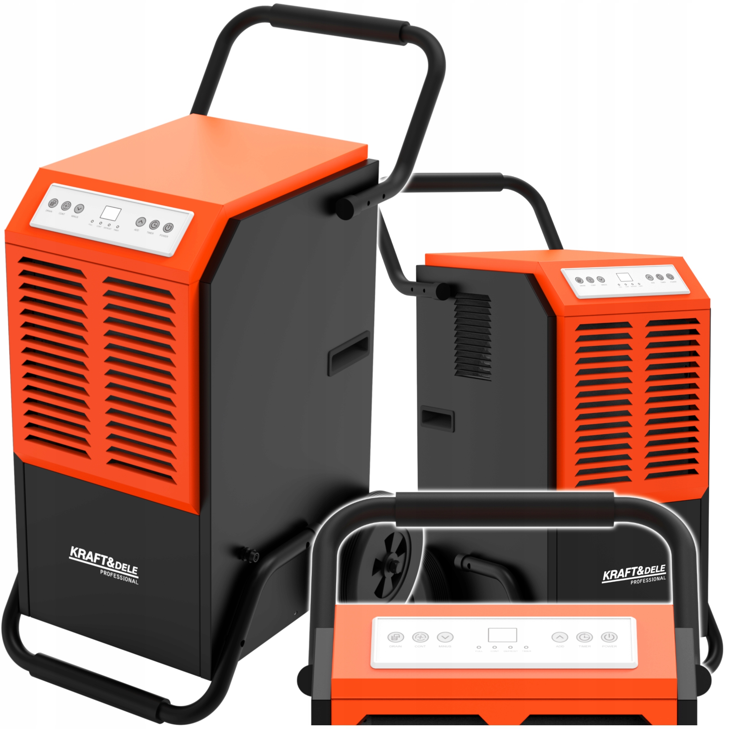 Průmyslový Odvlhčovač Vzduchu 70 L/24 H Mobilní, Energeticky Úsporný, Výkonný, 52 Db