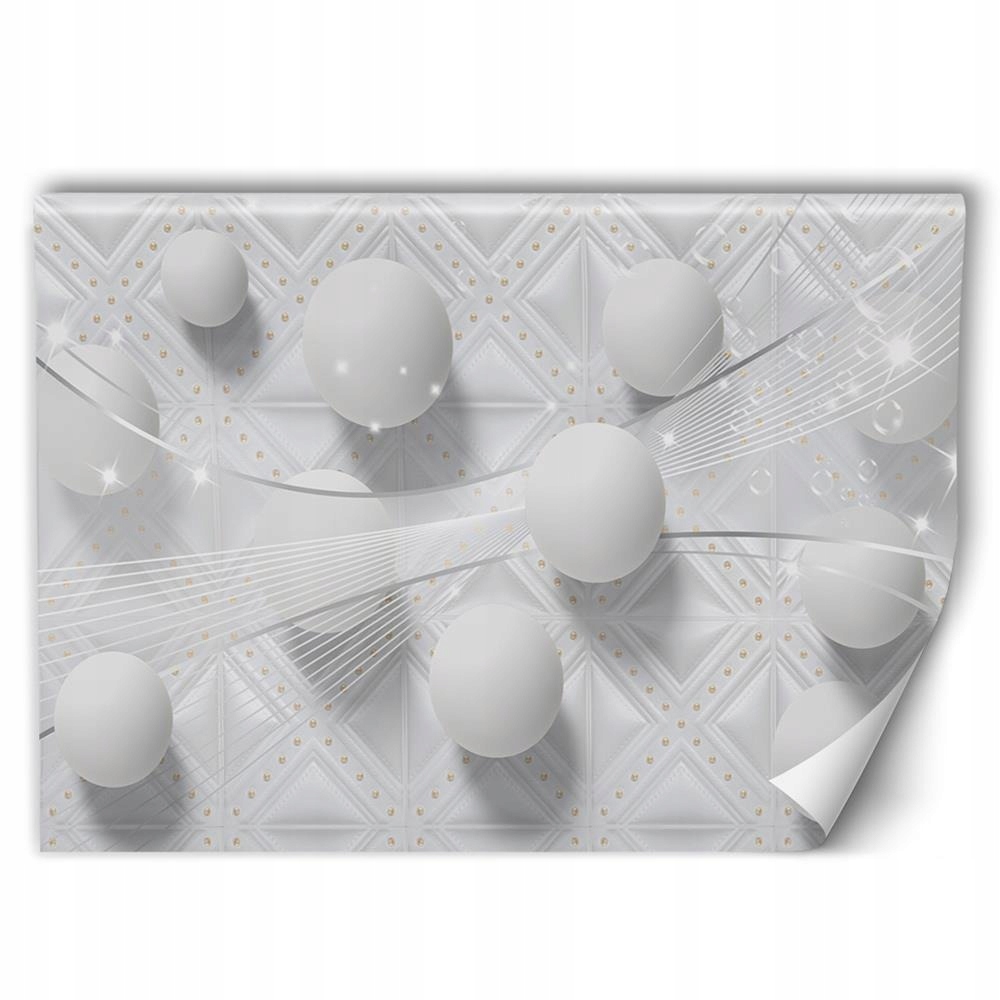 

Tapeta Ścienna Kule Na Teksturze Do Salonu 250x166