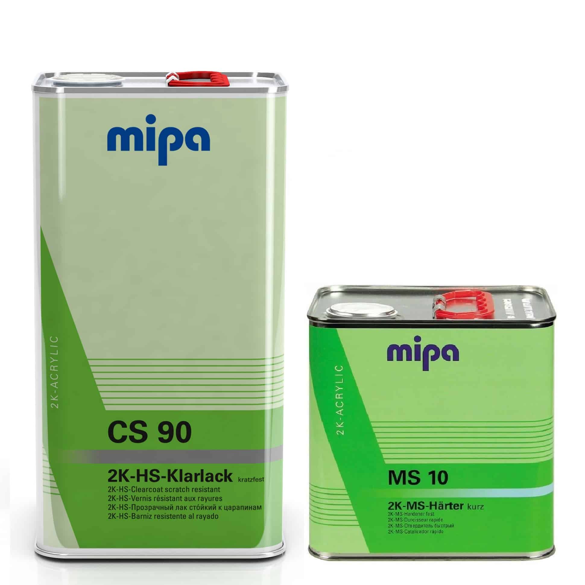 MIPA LAKIER BEZBARWNY CS90 + MS10 FAST HS KPL. 7,5L