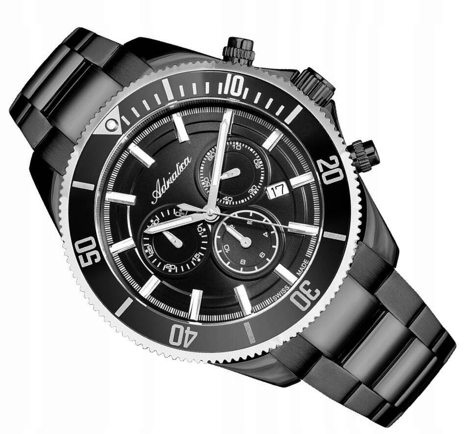 Pánské Sportovní Hodinky Adriatica Chronograf A1139.