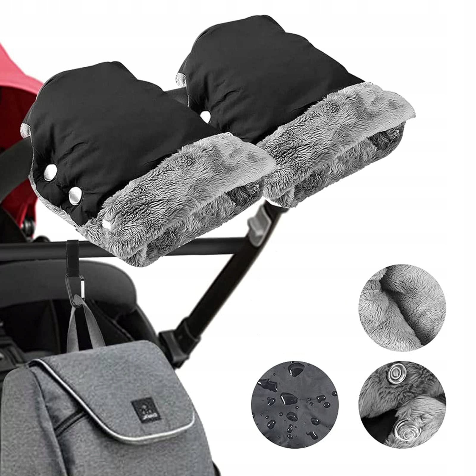 MUFKA MUFKI OCIEPLANA RĘKAWICA NA WÓZEK DZIECIĘCY