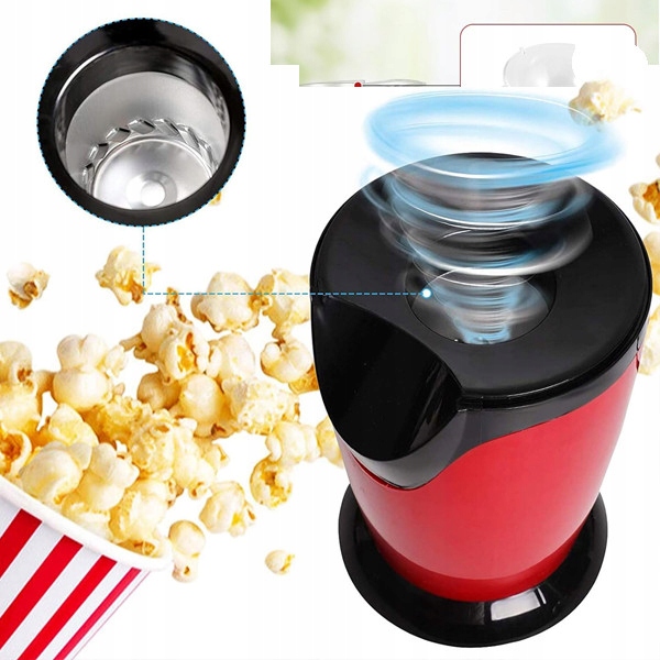 MASZYNA MASZYNKA DO POPCORNU BEZ TŁUSZCZU DOMOWA AUTOMATYCZNA SZYBKA Kod producenta urządzenie do popcorny
