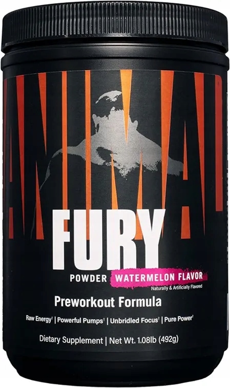 Universal Nutrition Animal Fury Watermelon prášek 480 g