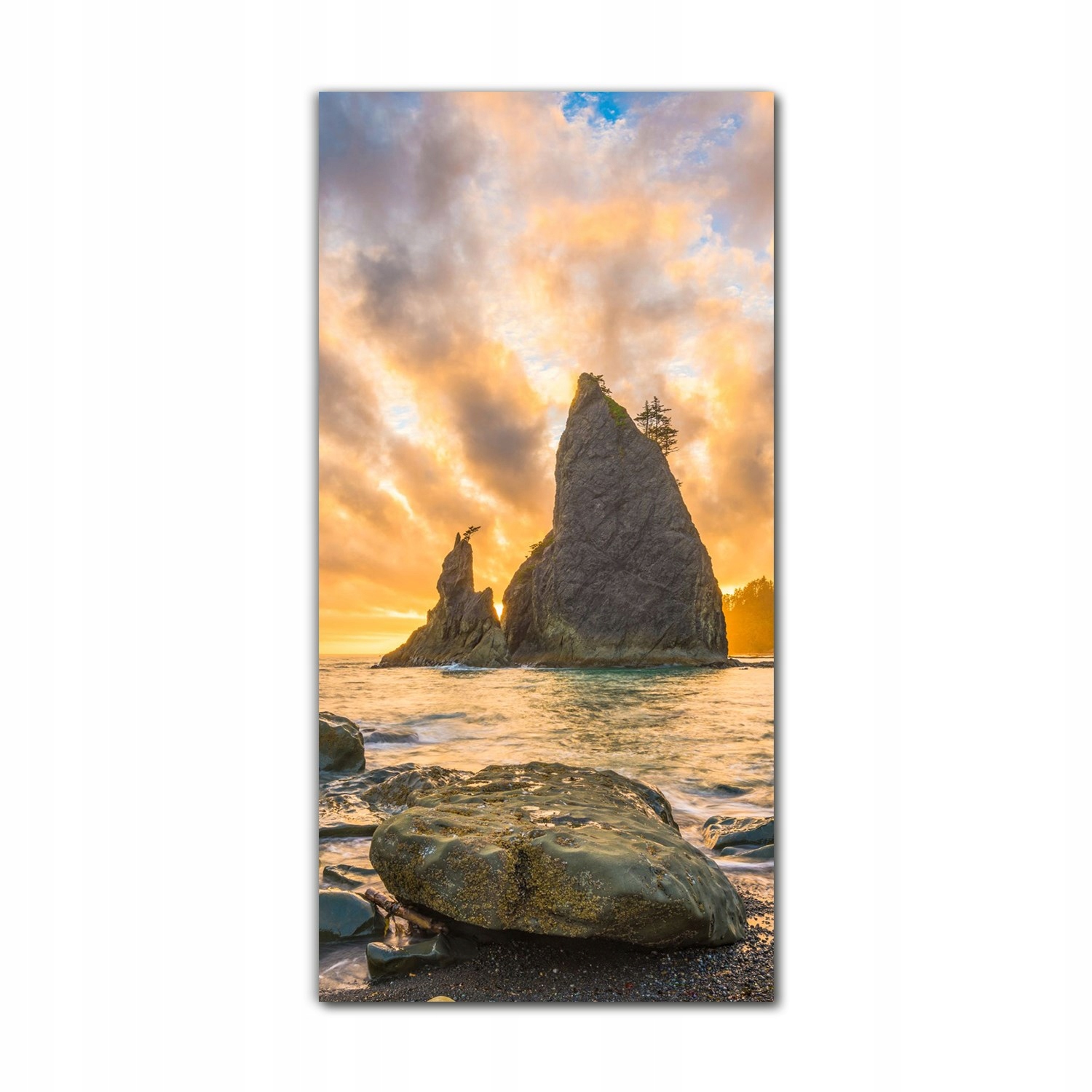 

Obraz szklany grafika do salonu 70x140 Usa wyspa