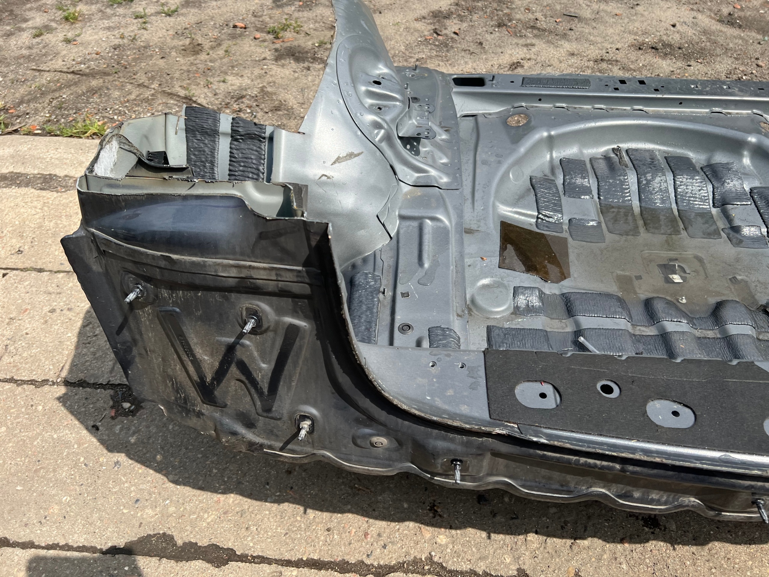 rear panel sump MERCEDES ML W166 original LAK: 755 (11-15)